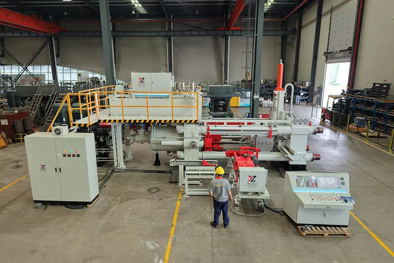 Prensa de extrusión de aluminio de carrera corta (1250-7500T)